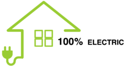 Green Stone Apartments 100 % Electric House logo green stone apartments 100% electric